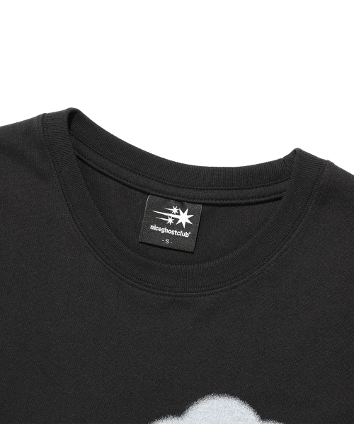 NICE GHOST CLUB(ナイスゴーストクラブ)の「ベイビーエンジェルシルエットTシャツ_ブラック(NG2FMUT517A)(Tシャツ/カットソー・レディース・ブラック・S/M/L)」の3枚目の写真