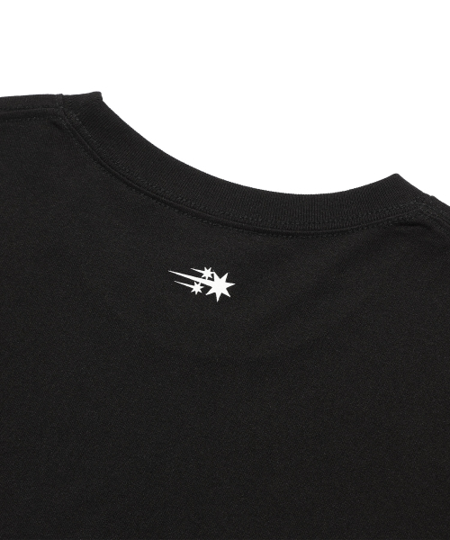 NICE GHOST CLUB(ナイスゴーストクラブ)の「ベイビーエンジェルシルエットTシャツ_ブラック(NG2FMUT517A)(Tシャツ/カットソー・レディース・ブラック・S/M/L)」の6枚目の写真