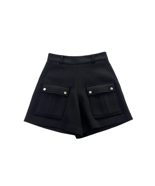 MONBIRDIE GOLF(モンバーディーゴルフ)の「NEO-PRENE CARGO POCKET SHORTS ネオプレンカーゴポケットショーツブラック(その他パンツ・レディース・ブラック・S)」の2枚目の写真