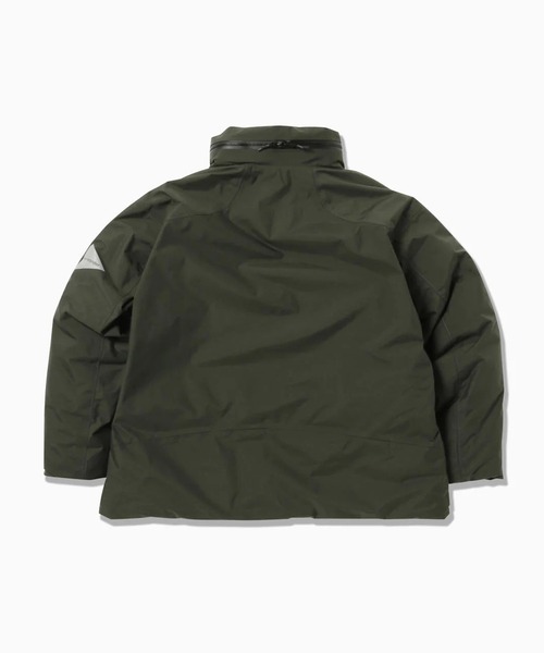 and wander（アンドワンダー）の「【and wander】rain proof down jacket（ダウンジャケット/コート・メンズ・ダークグレー/ブラック・L/M）」の3枚目の写真