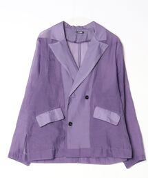 ブランド古着】テーラードジャケット（パープル/紫色系・ダブル）古着