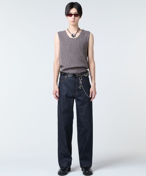 SHOOP （シュープ）の「SHOOP LOOSE FIT DENIM PANTS (SHSS26018)（デニムパンツ・メンズ・インディゴブルー・SMALL）」の2枚目の写真