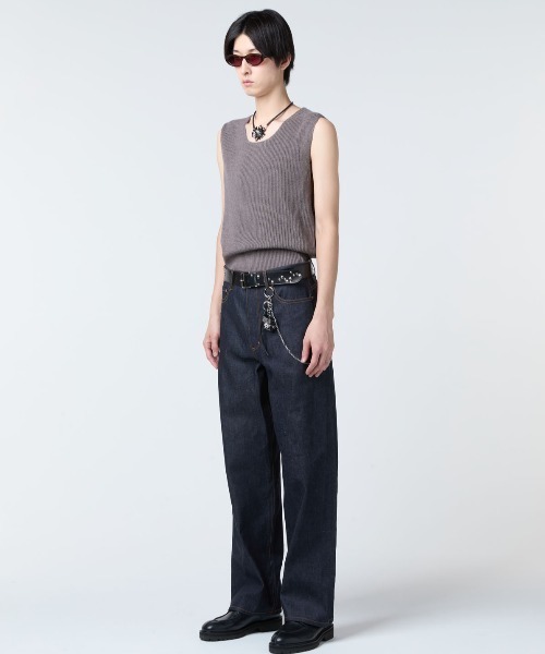 SHOOP （シュープ）の「SHOOP LOOSE FIT DENIM PANTS (SHSS26018)（デニムパンツ・メンズ・インディゴブルー・SMALL）」の3枚目の写真