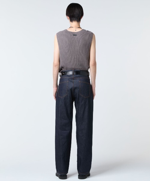 SHOOP （シュープ）の「SHOOP LOOSE FIT DENIM PANTS (SHSS26018)（デニムパンツ・メンズ・インディゴブルー・SMALL）」の4枚目の写真