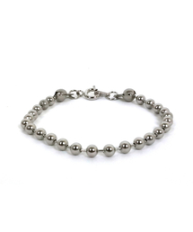 meetmetmeet（ミートメットミート）の「Saturn silver ball（ブレスレット）」