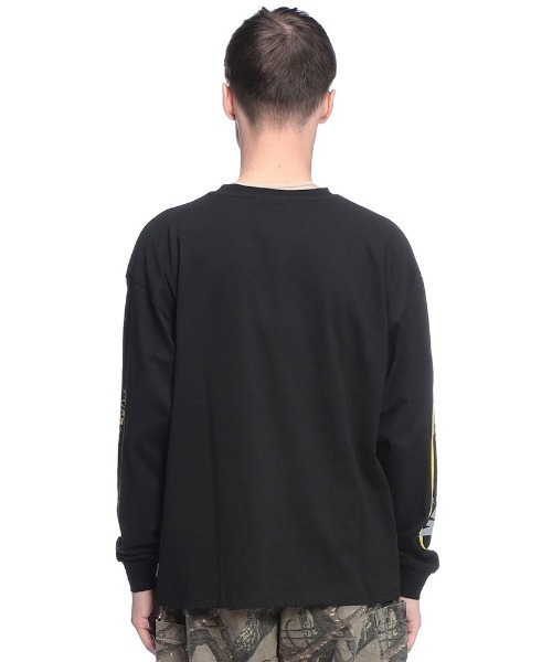 THRASHER(スラッシャー)の「THRASHER (スラッシャー) 袖ロゴプリント 長袖 Tシャツ ロンT(Tシャツ/カットソー・メンズ・ブラック/ホワイト/グレー・M/LL/L)」の14枚目の写真
