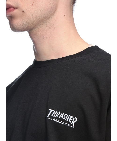 THRASHER(スラッシャー)の「THRASHER (スラッシャー) 袖ロゴプリント 長袖 Tシャツ ロンT(Tシャツ/カットソー・メンズ・ブラック/ホワイト/グレー・M/LL/L)」の15枚目の写真