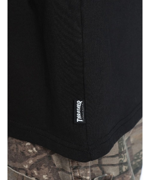 THRASHER(スラッシャー)の「THRASHER (スラッシャー) 袖ロゴプリント 長袖 Tシャツ ロンT(Tシャツ/カットソー・メンズ・ブラック/ホワイト/グレー・M/LL/L)」の5枚目の写真