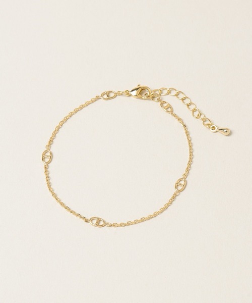A part by（アパートバイ）の「アンカーチェーンブレス（ブレスレット・レディース・シルバー/ゴールド・FREE）」の4枚目の写真