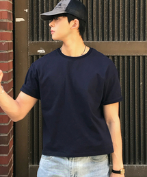 エッセンシャルクロップTシャツ [ネイビー]