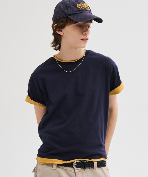 LEIRE（ルアール）の「エッセンシャルクロップTシャツ [ネイビー]（Tシャツ/カットソー・メンズ・その他・LARGE/X-LARGE/2XL/MEDIUM）」の13枚目の写真