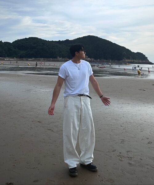 LEIRE（ルアール）の「エッセンシャルクロップTシャツ [ネイビー]（Tシャツ/カットソー・メンズ・その他・LARGE/X-LARGE/2XL/MEDIUM）」の7枚目の写真