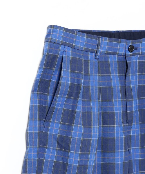 BEAMS（ビームス）の「タータンチェック ショートパンツ【ワイドストレートフィット】（その他パンツ・メンズ・ブルー/ベージュ・XL/L/M/S）」の20枚目の写真