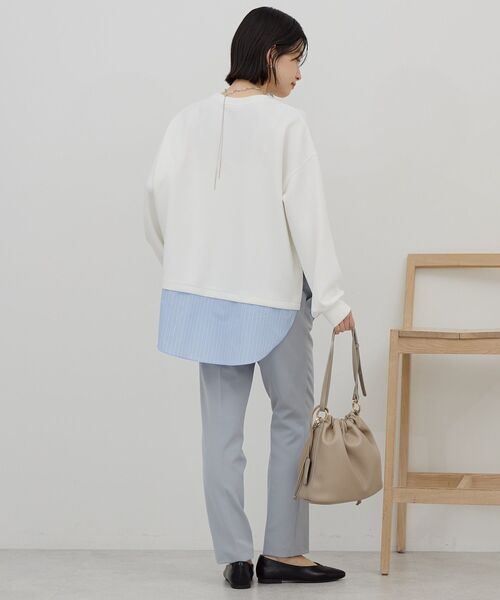 AMERICAN HOLIC（アメリカンホリック）の「美・美・美テーパードパンツ（その他パンツ・レディース・ネイビー/ライトグレー/ブラック・M/L/XL/S）」の12枚目の写真