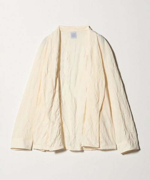 GOOD PEOPLE GOOD STITCHING GOOD PRODUCT(グッドピープルグッドスティッチンググッドプロダクト)の「【別注】<GOOD PEOPLE GOOD STITCHING GOOD PRODUCT>ショールカラー ジャケット(テーラードジャケット・メンズ・ブラック/オフホワイト・M/L/XL)」の9枚目の写真