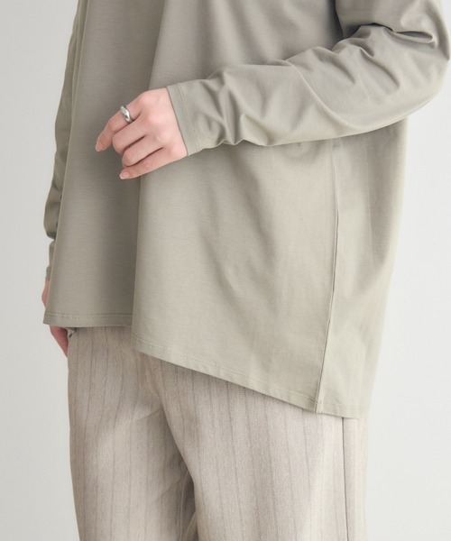 meeny miny(ミーニーマイニー)の「【meeny miny】CAT & BAKES 9456 『love』ロンT(Tシャツ/カットソー・レディース・ホワイト/カーキ/チャコールグレー・M-L/S-M)」の22枚目の写真