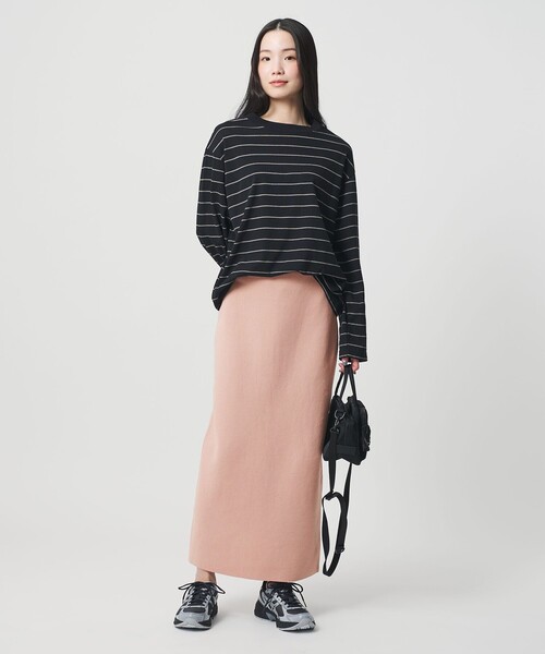 WEB限定 Wardrobe DAILY MINIMAL】ミラノリブ ニットスカート