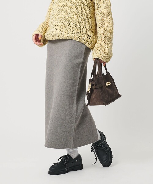 WEB限定 Wardrobe DAILY MINIMAL】ミラノリブ ニットスカート
