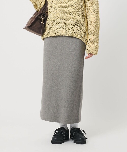 BEAUTY&YOUTH UNITED ARROWS(ビューティーアンドユースユナイテッドアローズ)の「【WEB限定 Wardrobe DAILY MINIMAL】ミラノリブ ニットスカート ウォッシャブル(スカート・レディース・ブラック/ダークグレー/ライトピンク・S/M)」の20枚目の写真