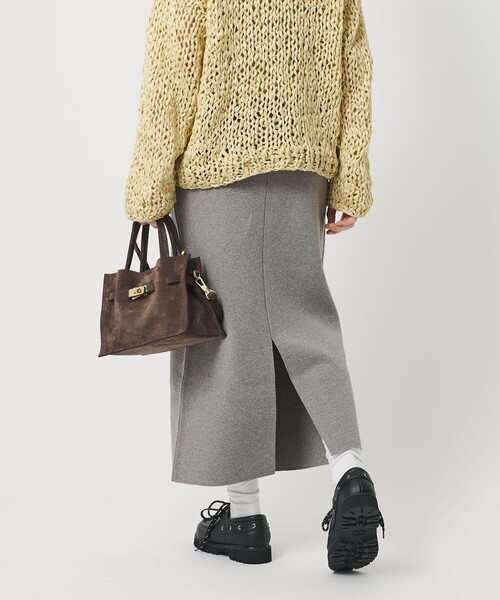 WEB限定 Wardrobe DAILY MINIMAL】ミラノリブ ニットスカート