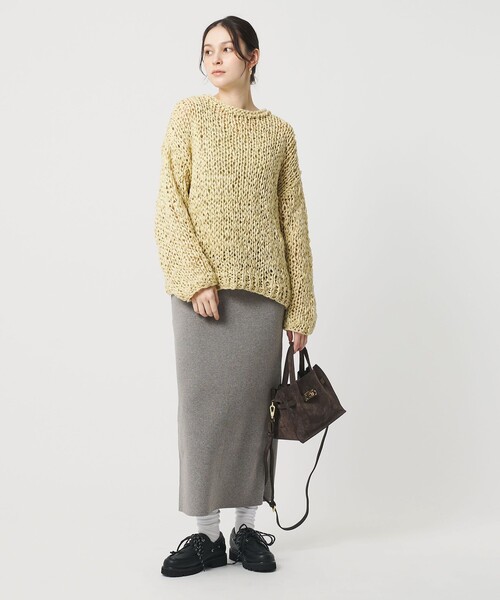 WEB限定 Wardrobe DAILY MINIMAL】ミラノリブ ニットスカート