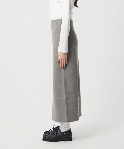 BEAUTY&YOUTH UNITED ARROWS(ビューティーアンドユースユナイテッドアローズ)の「【WEB限定 Wardrobe DAILY MINIMAL】ミラノリブ ニットスカート ウォッシャブル(スカート・レディース・ブラック/ダークグレー/ライトピンク・S/M)」の10枚目の写真