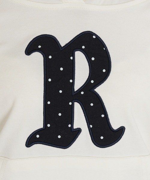 RAY CASSIN(レイカズン)の「ロゴパッチチビフードT(Tシャツ/カットソー・レディース・ネイビー/グレー/アイボリー/ホワイト系その他・FREE)」の15枚目の写真