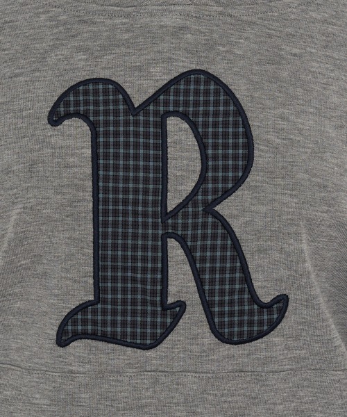 RAY CASSIN(レイカズン)の「ロゴパッチチビフードT(Tシャツ/カットソー・レディース・ネイビー/グレー/アイボリー/ホワイト系その他・FREE)」の17枚目の写真