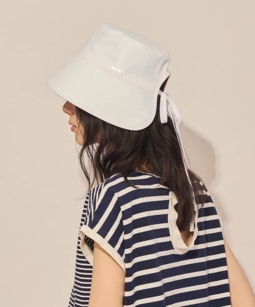 arth(アース)の「arth Denim Bucket Hat / アース(ハット・レディース・ホワイト/ブラック・MEDIUM)」の3枚目の写真