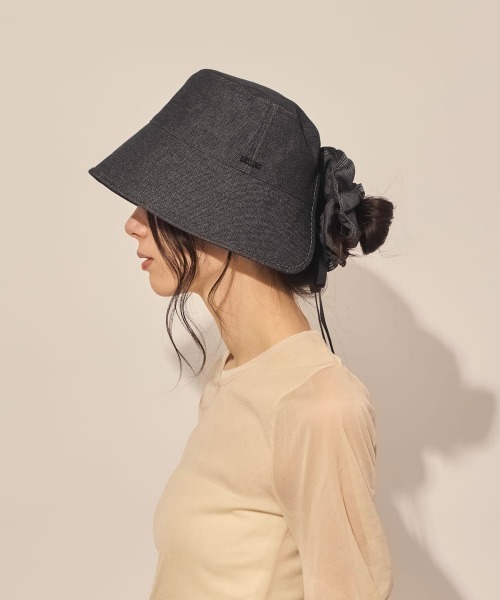 arth(アース)の「arth Denim Bucket Hat / アース(ハット・レディース・ホワイト/ブラック・MEDIUM)」の12枚目の写真