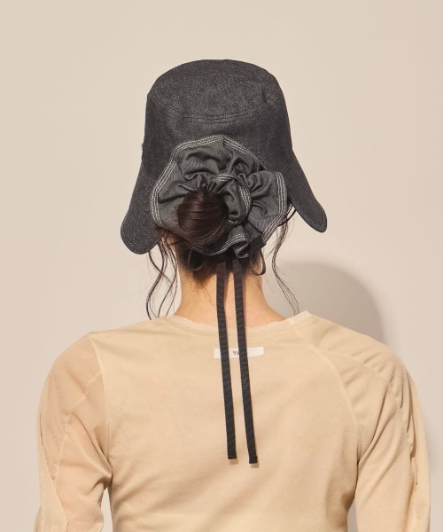 arth(アース)の「arth Denim Bucket Hat / アース(ハット・レディース・ホワイト/ブラック・MEDIUM)」の15枚目の写真