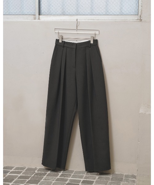 TODAYFUL（トゥデイフル）の「Bonding Wide Trousers（その他パンツ・レディース・モスグリーン/チャコールグレー/ブラック・38inch/36inch）」の7枚目の写真