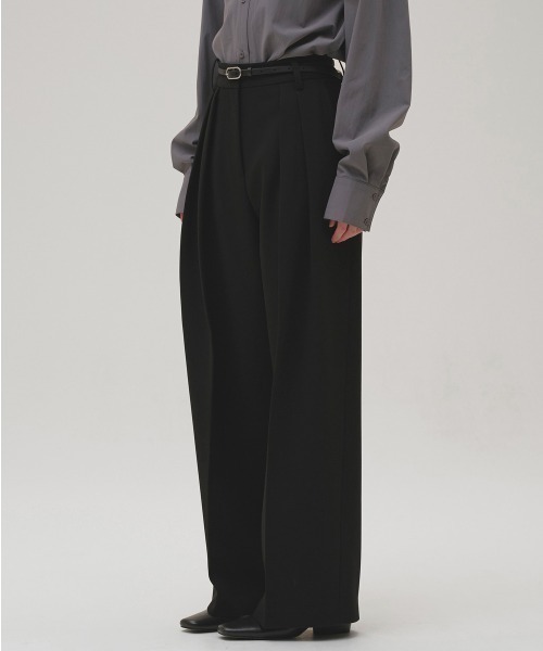 TODAYFUL（トゥデイフル）の「Bonding Wide Trousers（その他パンツ・レディース・モスグリーン/チャコールグレー/ブラック・38inch/36inch）」の11枚目の写真