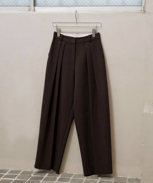 TODAYFUL（トゥデイフル）の「Bonding Wide Trousers（その他パンツ・レディース・モスグリーン/チャコールグレー/ブラック・38inch/36inch）」の12枚目の写真