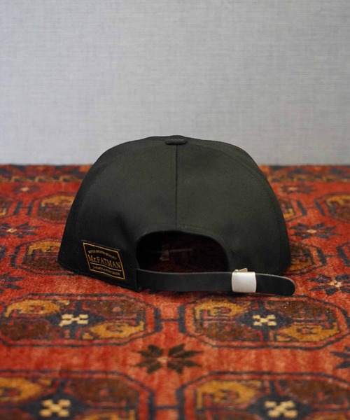 MRFATMAN（ミスターファットマン）の「EMBROIDERY FLIP CAP（キャップ・メンズ・インディゴブルー/アイボリー/ブラック・XL/L/M）」の6枚目の写真