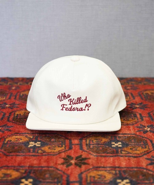 MRFATMAN（ミスターファットマン）の「EMBROIDERY FLIP CAP（キャップ・メンズ・インディゴブルー/アイボリー/ブラック・XL/L/M）」の7枚目の写真