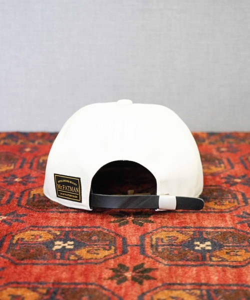 MRFATMAN（ミスターファットマン）の「EMBROIDERY FLIP CAP（キャップ・メンズ・インディゴブルー/アイボリー/ブラック・XL/L/M）」の9枚目の写真