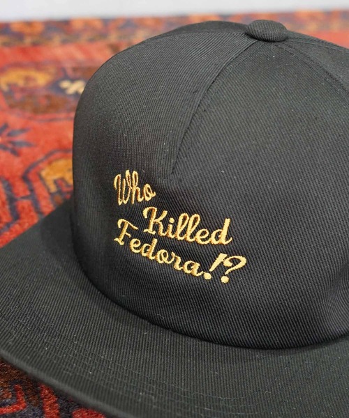 MRFATMAN（ミスターファットマン）の「EMBROIDERY FLIP CAP（キャップ・メンズ・インディゴブルー/アイボリー/ブラック・XL/L/M）」の10枚目の写真