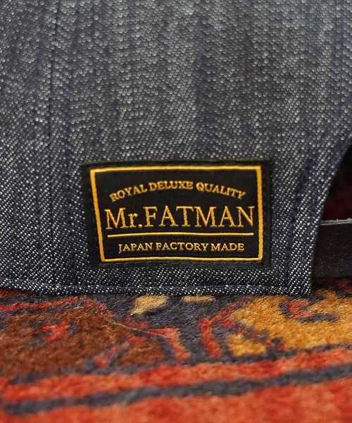 MRFATMAN（ミスターファットマン）の「EMBROIDERY FLIP CAP（キャップ・メンズ・インディゴブルー/アイボリー/ブラック・XL/L/M）」の16枚目の写真