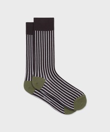 コントラストストライプ ソックス【160624 CS】