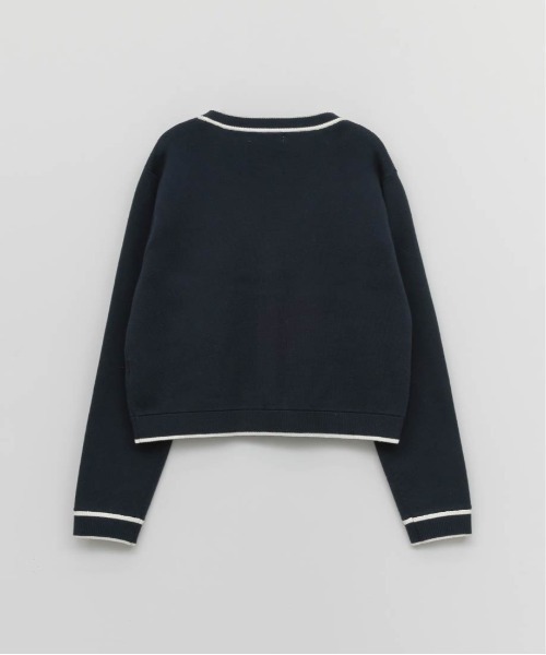 RANDA（ランダ）の「ロゴ刺繍ニットカーディガン（カーディガン/ボレロ・レディース・グレー・FREE）」の14枚目の写真