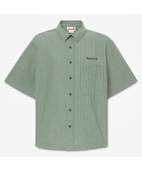 Timberland（ティンバーランド）の「ライトウェイト シャツ ユニセックス（シャツ/ブラウス・メンズ・グリーン・LARGE/MEDIUM/X-LARGE/SMALL/XX-LARGE）」の5枚目の写真