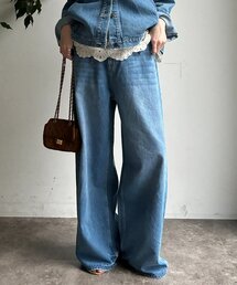 DouDou | ベルトルーズデニム(デニムパンツ)