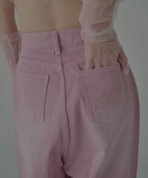 HONEY MI HONEY(ハニーミーハニー)の「boys denim pants(デニムパンツ・レディース・サックスブルー系/ピンク・FREE)」の8枚目の写真