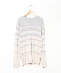 hardcover（ハードカバー）の「ボーダー柄長袖ニット（ニット/セーター）」