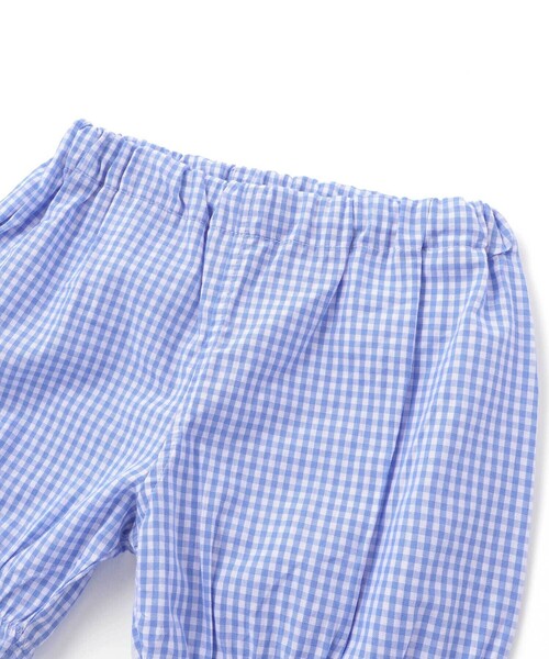SLAP SLIP BABY（スラップスリップベビー）の「【お揃い】ハートギンガムチェックスカラップフリルワンピース+ブルマセットアップベビー(70~80cm)（その他ベビーウェア・キッズ・ブルー系その他/レッド系その他・FREE）」の14枚目の写真