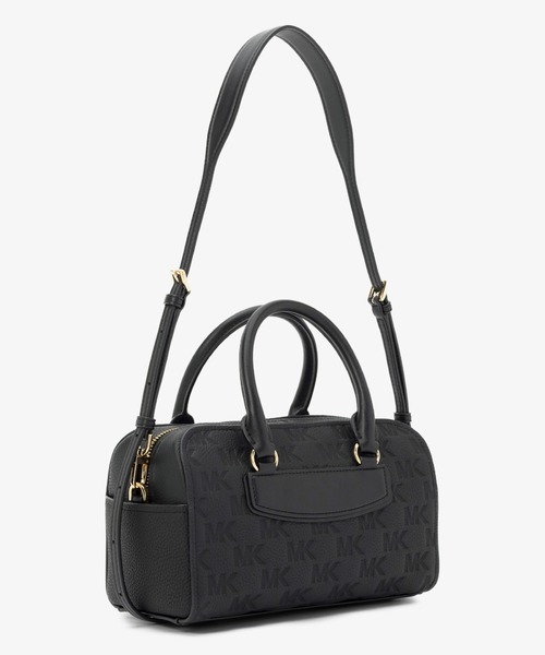 MICHAEL KORS(マイケルコース)の「JET SET TRAVEL ロゴエンボス レザー ダッフル クロスボディ エクストラスモール(ショルダーバッグ・レディース・ブラック・FREE)」の4枚目の写真