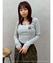 EVRIS | 【ザ・ローリング・ストーンズ】ヘンリーネックトップス(Tシャツ/カットソー)