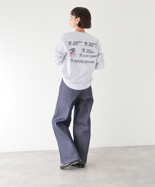 journal standard L'essage（ジャーナルスタンダードレサージュ）の「【GOOD ROCK SPEED/グッドロックスピード】26USP002W ロンT（Tシャツ/カットソー・レディース・ライトグレー・FREE）」の5枚目の写真