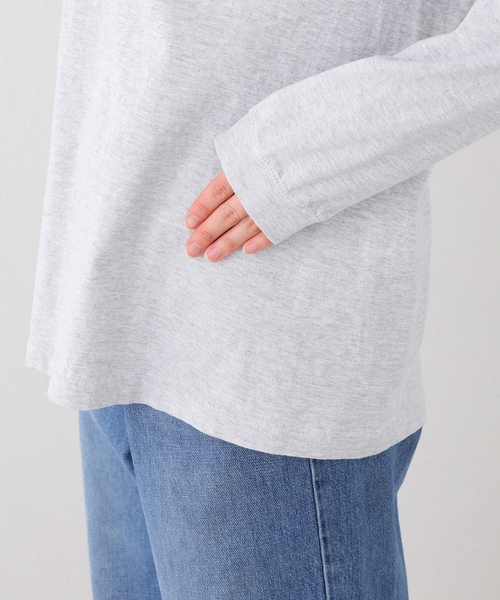 journal standard L'essage（ジャーナルスタンダードレサージュ）の「【GOOD ROCK SPEED/グッドロックスピード】26USP002W ロンT（Tシャツ/カットソー・レディース・ライトグレー・FREE）」の10枚目の写真